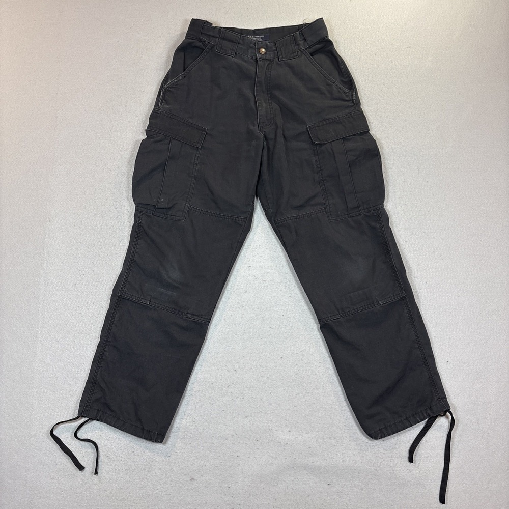 511 Tactical Series Pants Women Sz Small Black‎ Ripstop Cargo Double Knee
